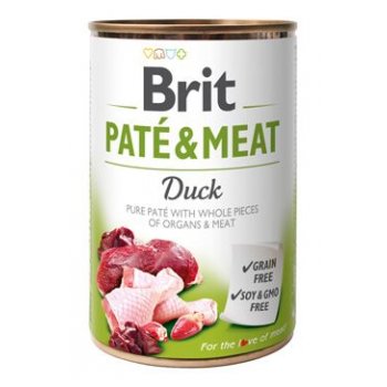 Brit Dog konz Paté & Meat Duck 400 g