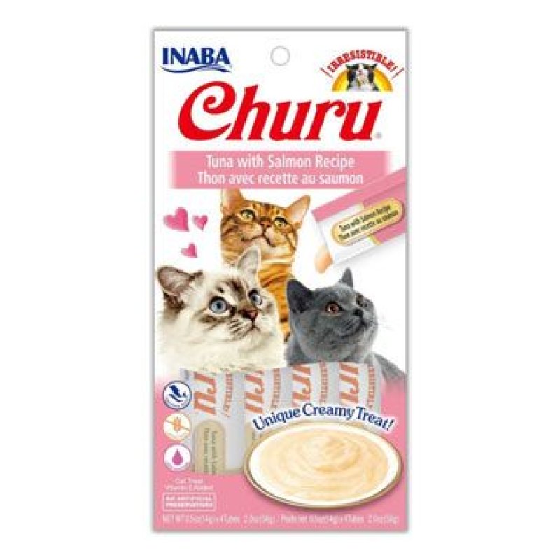 Churu Cat Purée Tuna with Salmon 4 x 14 g