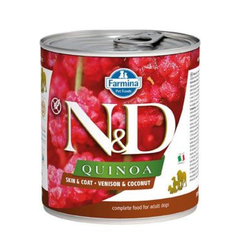 N&D DOG QUINOA Adult Venison & Coconut 285 g