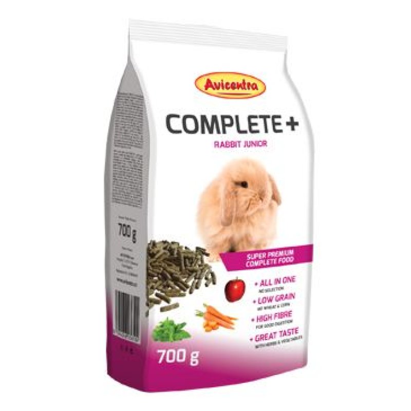 Avicentra COMPLETE+ králík junior 700 g