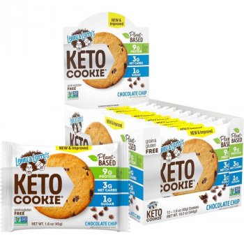 Lenny & Larry's Keto Cookie - 12x 45 g, čokoláda