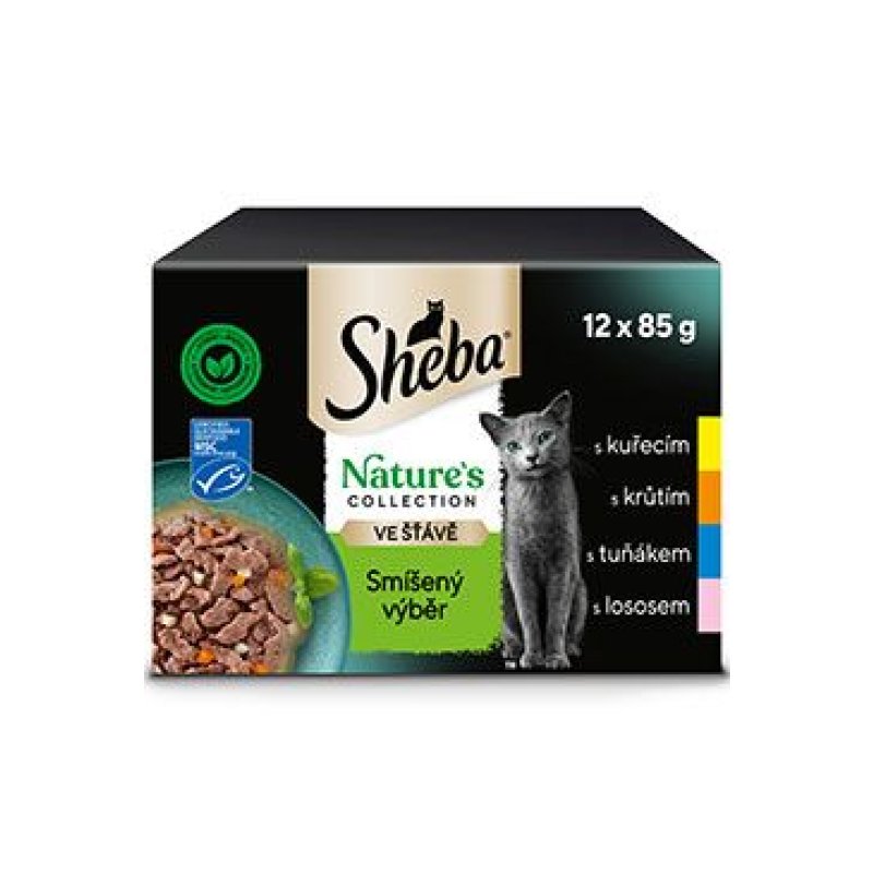 Sheba kapsa Nature Mix výběr 12 x 85 g