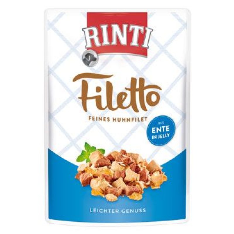 Rinti Dog Filetto kapsa kuře+kachna v želé 100 g