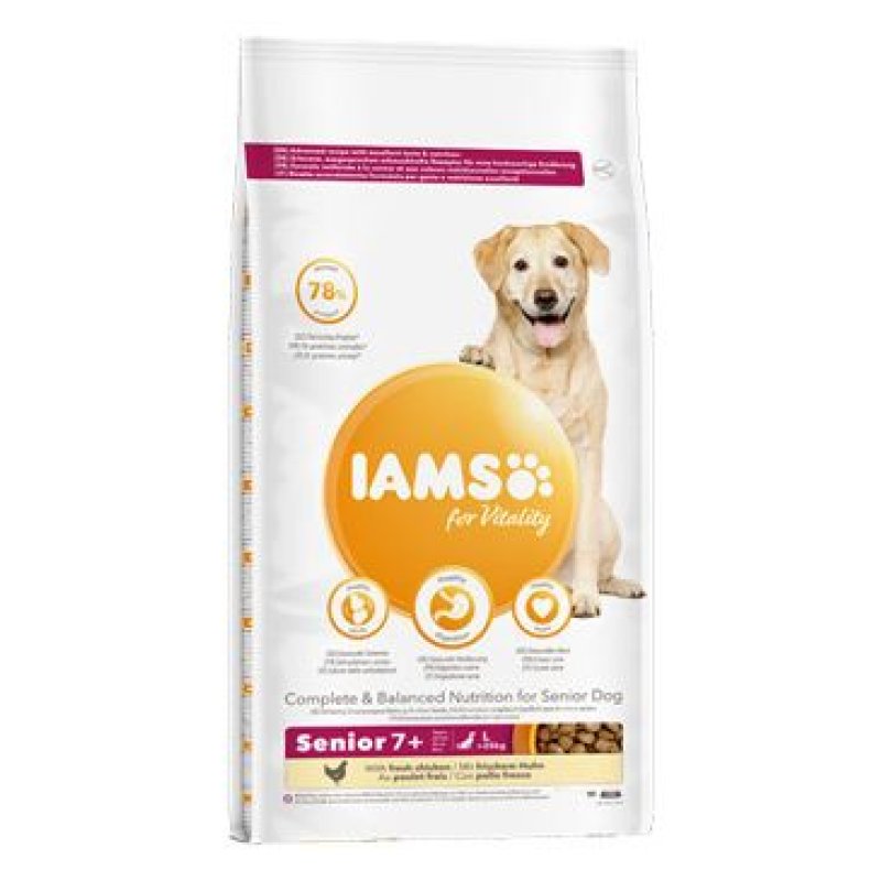 Iams Dog Senior Large Chicken 3 kg