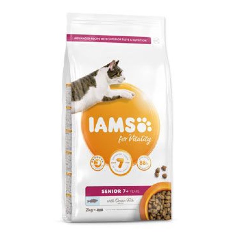 Iams Cat Senior Ocean Fish 2 kg