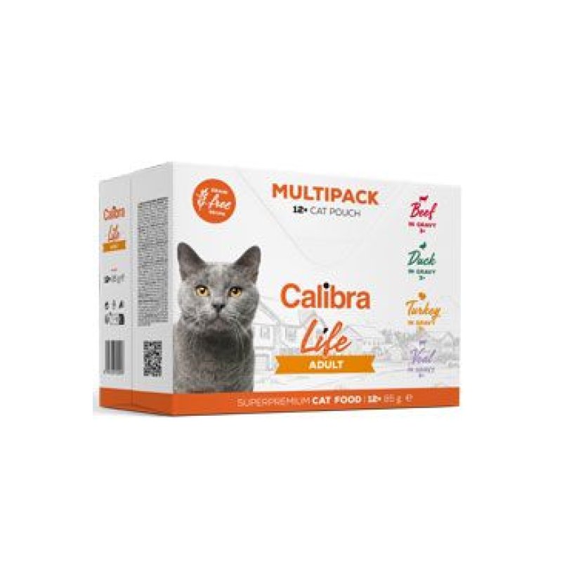 Calibra Cat Life kapsa Adult Multipack 12 x 85 g