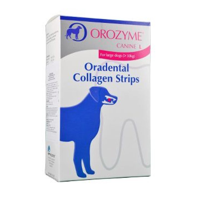 Orozyme plátky žvýkací pro psy L nad 30 kg 141 g