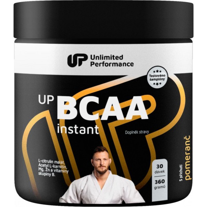 Unlimited Performance UP BCAA Instant - 360 g, pomeranč