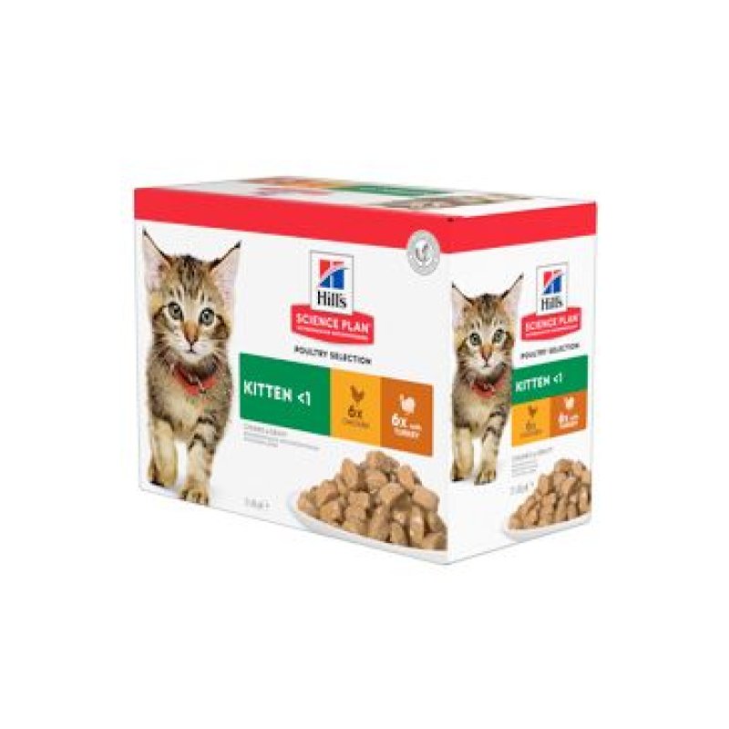 Hill's Fel. SP Kitten Chicken & Turkey Kapsa 12 x 85 g