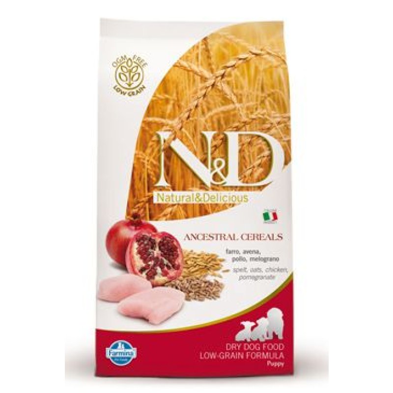 N&D LG DOG Puppy Mini Chicken & Pomegr 2,5 kg