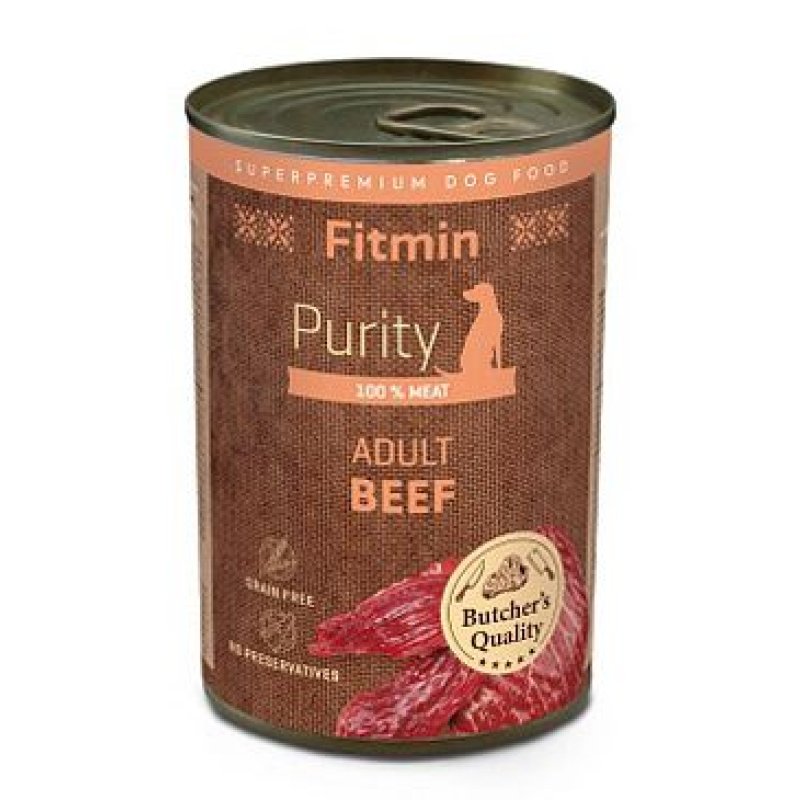 Fitmin dog Purity tin konzerva beef 400 g