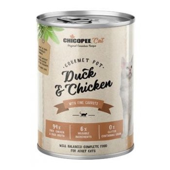 Chicopee Cat konz. Gourmet Pot Duck & Chicken 400 g