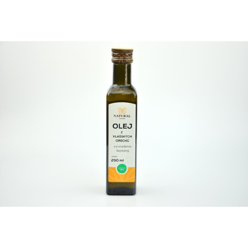 Olej z vlašských ořechů lisovaný za studena Natural 250ml 250ml