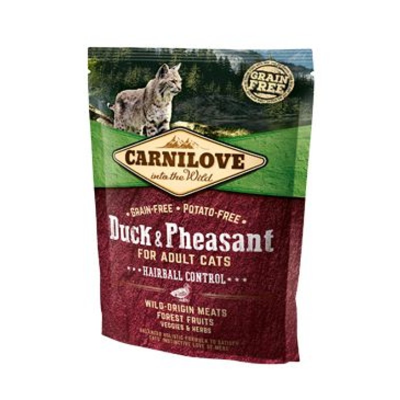 Carnilove Cat Duck & Pheasant Adult Hairball Contr 400 g