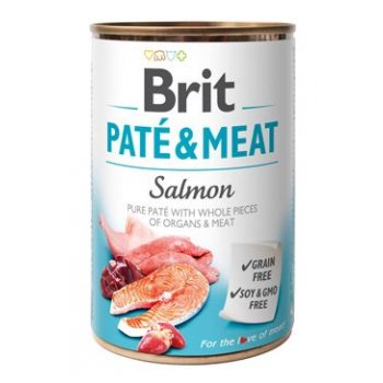 Brit Dog konz Paté & Meat Salmon 400 g