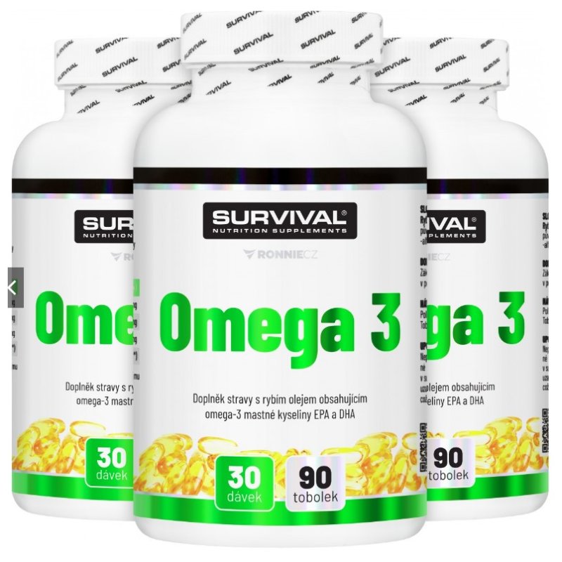 Survival Omega 3 Fair Power 90 tob - AKCE 2+1 ZDARMA