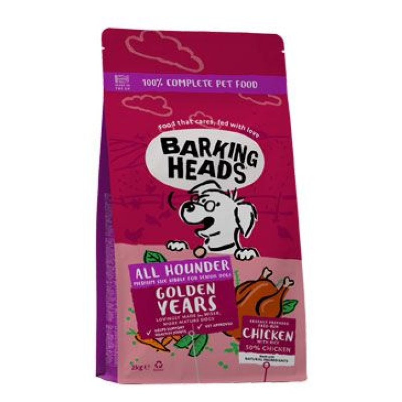 BARKING HEADS All Hounder Golden Years Chicken 2 kg