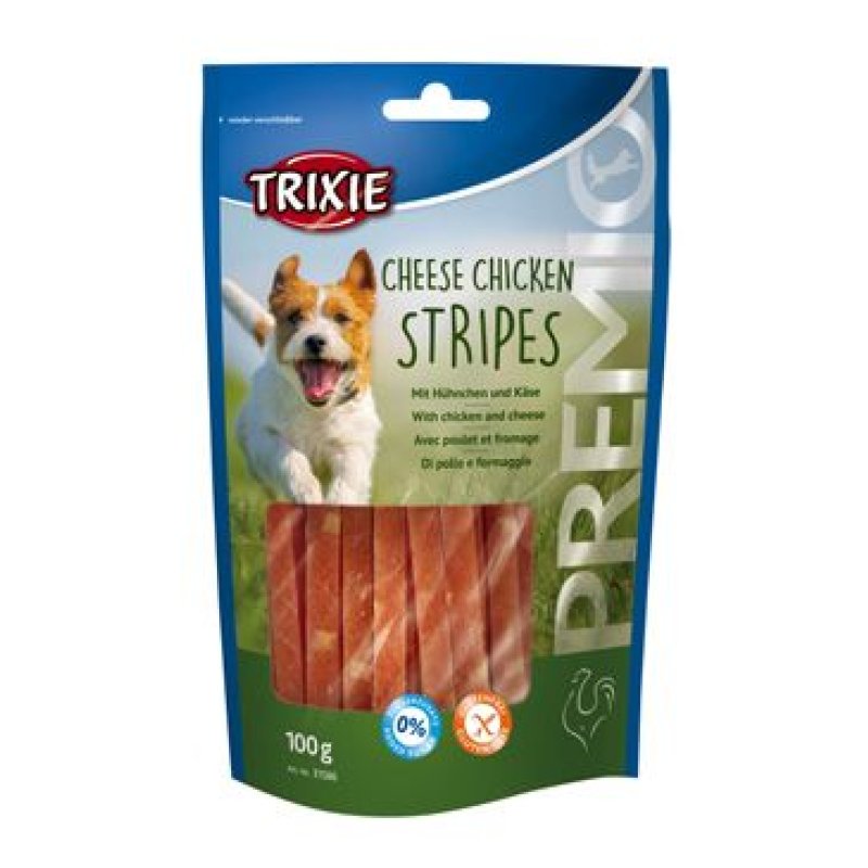 Trixie Premio CHICKEN CHEESE STRIPES se sýrem 100 g