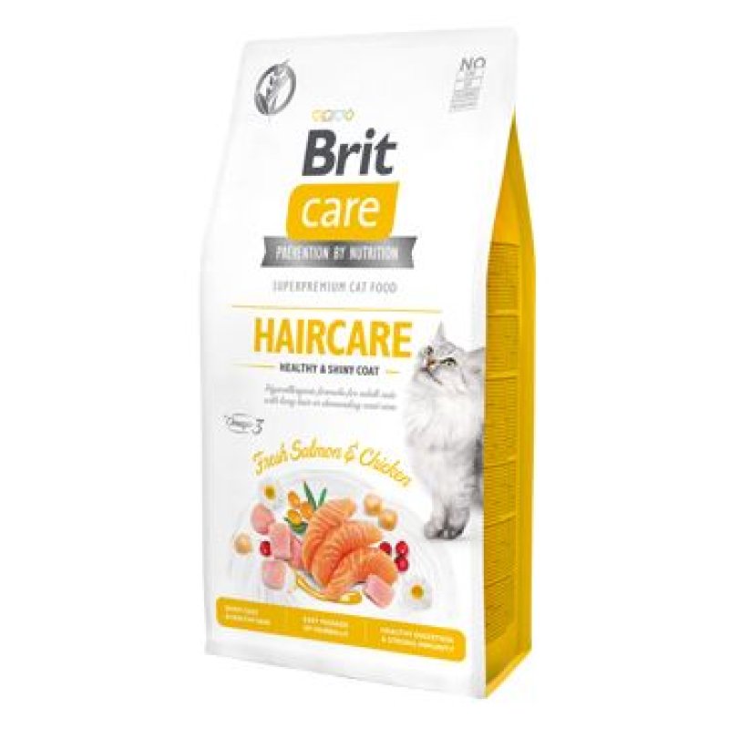 Brit Care Cat GF Haircare Healthy&Shiny Coat 7 kg