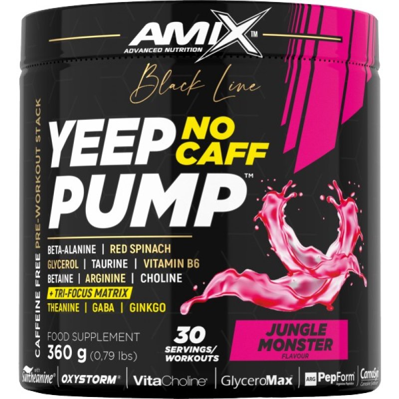 Amix Yeep Pump No Caff - 360 g, jungle monster