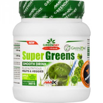 Amix Super Greens Smooth Drink 360 g, jablko