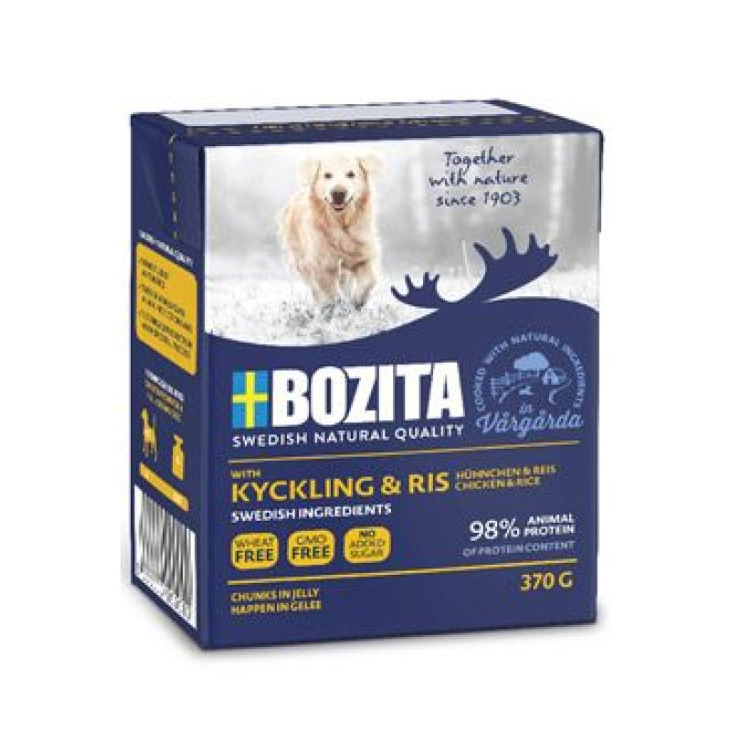 Bozita DOG Naturals BIG Chicken & Rice/ kuře & řýže 370 g