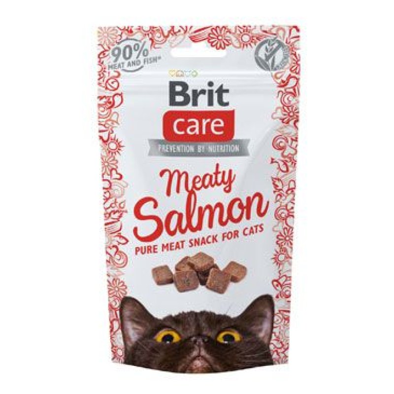 Brit Care Cat Snack Meaty Salmon 50 g