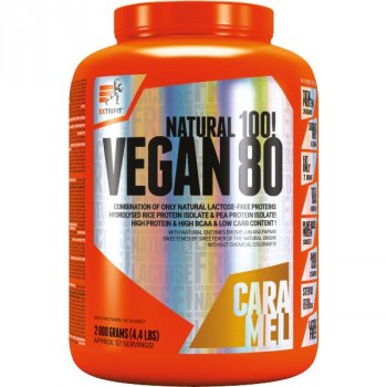 Extrifit Vegan 80 - 2000 g, ledová káva