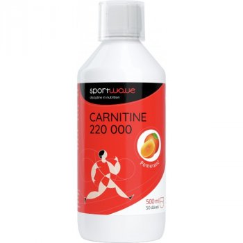 Sport Wave Carnitine 220000 - 500 ml, pomeranč