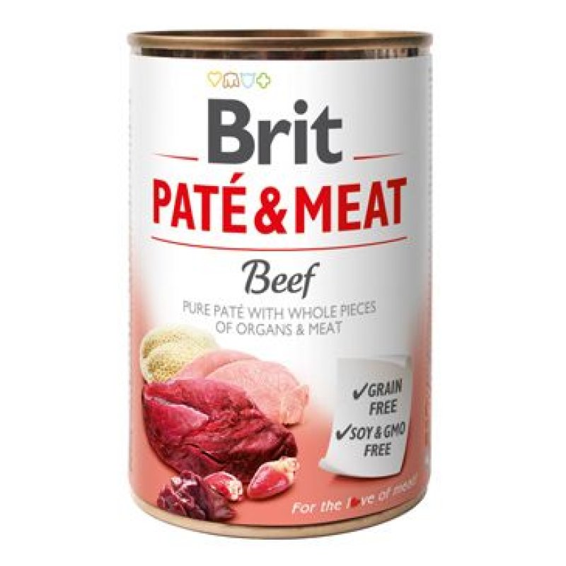 Brit Dog konz Paté & Meat Beef 400 g