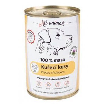 All Animals DOG kuřecí kousky 400 g