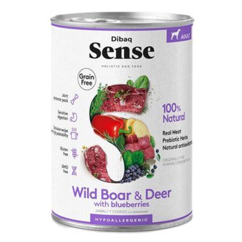 Dibaq Sense konzerva Adult Wild Boar & Deer 380 g