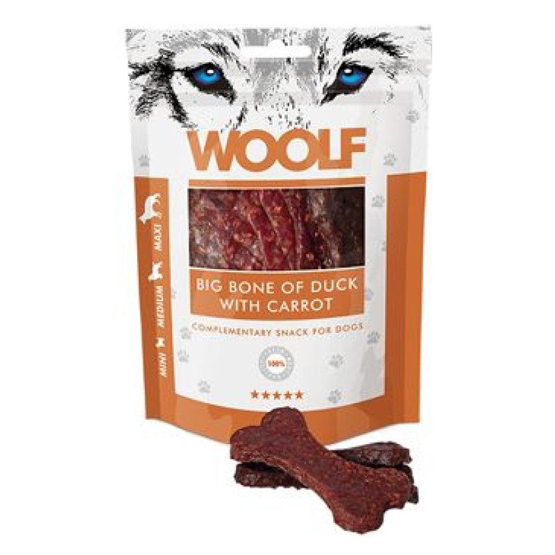 WOOLF Big Bone of Duck with Carrot 100 g