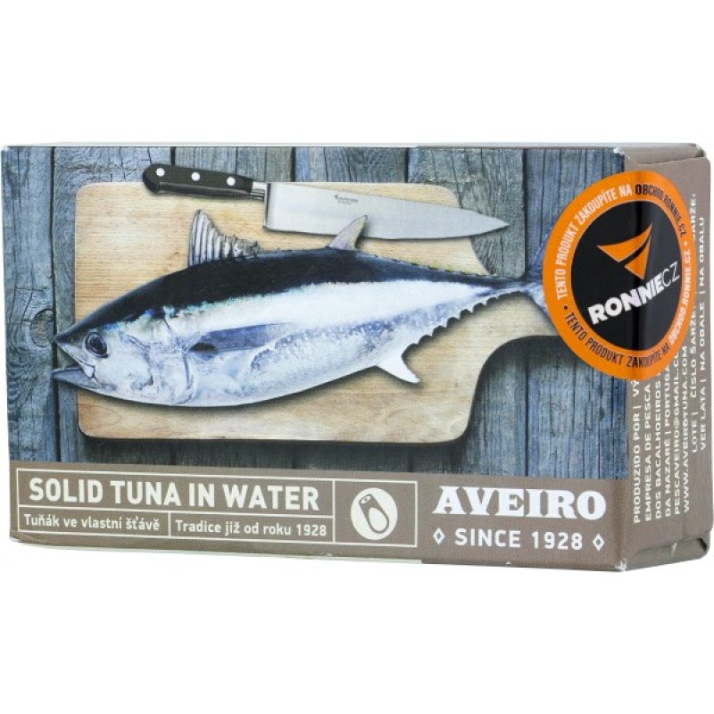 Tuňák Aveiro - ve vlastní šťávě (120 g)