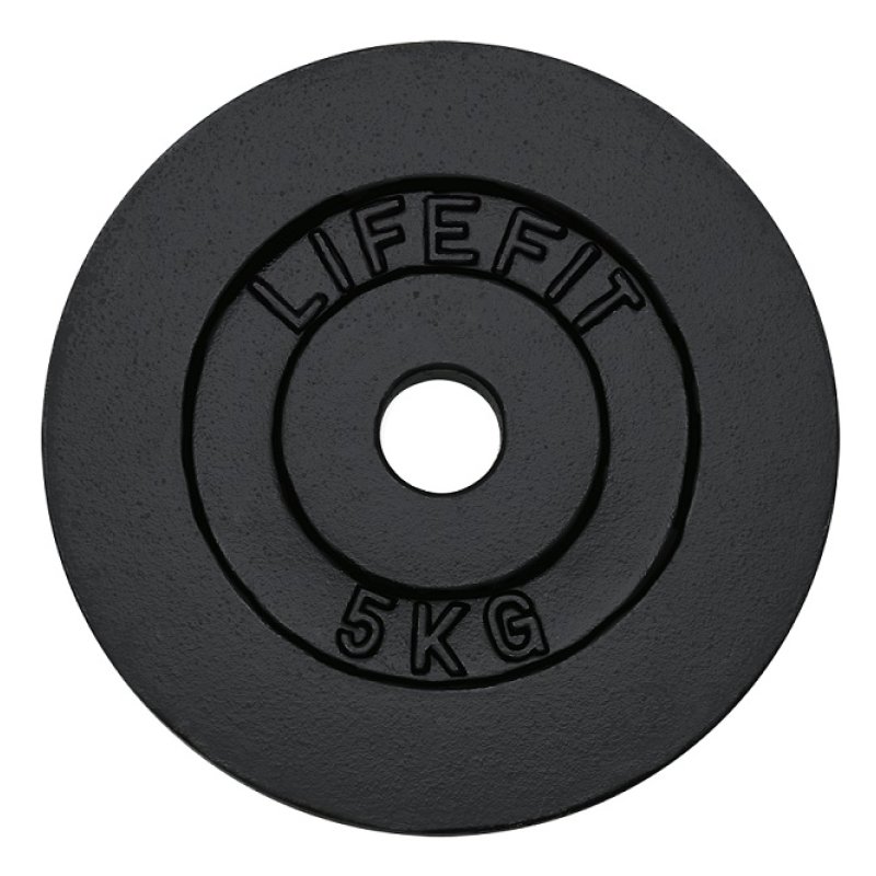 Kotouč LIFEFIT® 5kg, kovový, pro 30mm tyč