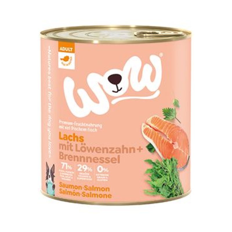 WOW konzerva Losos s rajčaty Adult 800 g