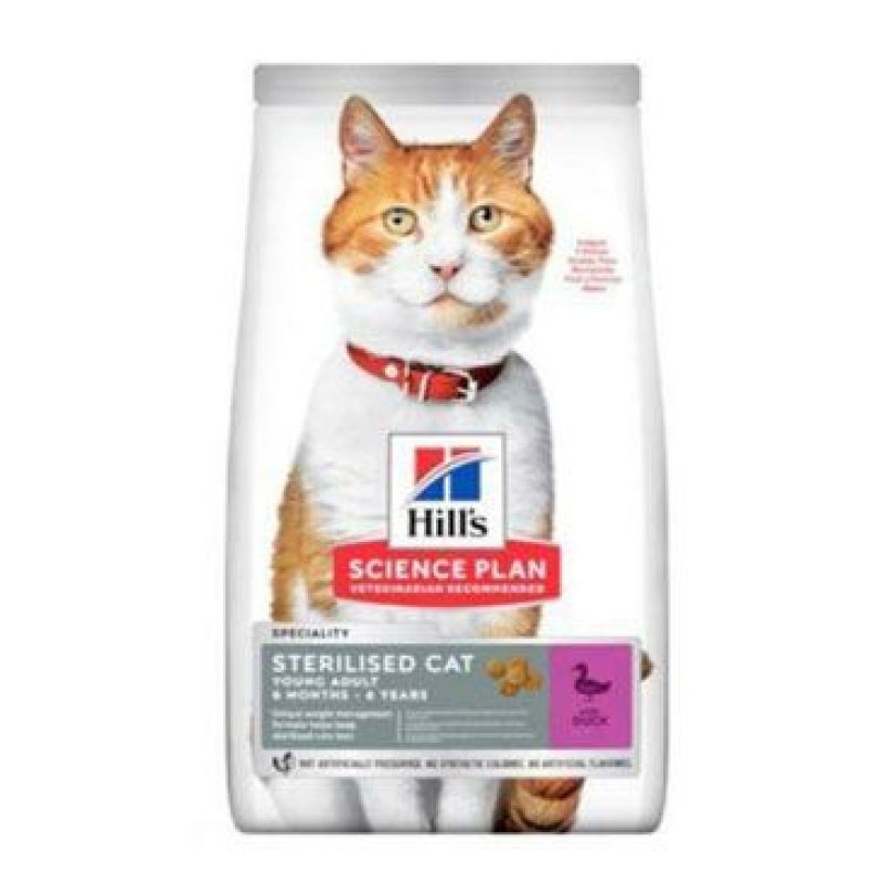 Hill's Fel. SP Adult Sterilised Cat Duck 3 kg