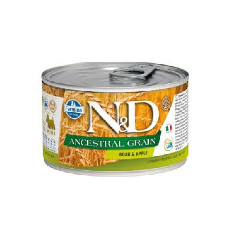 N&D DOG LOW GRAIN Adult Boar & Apple Mini 140 g