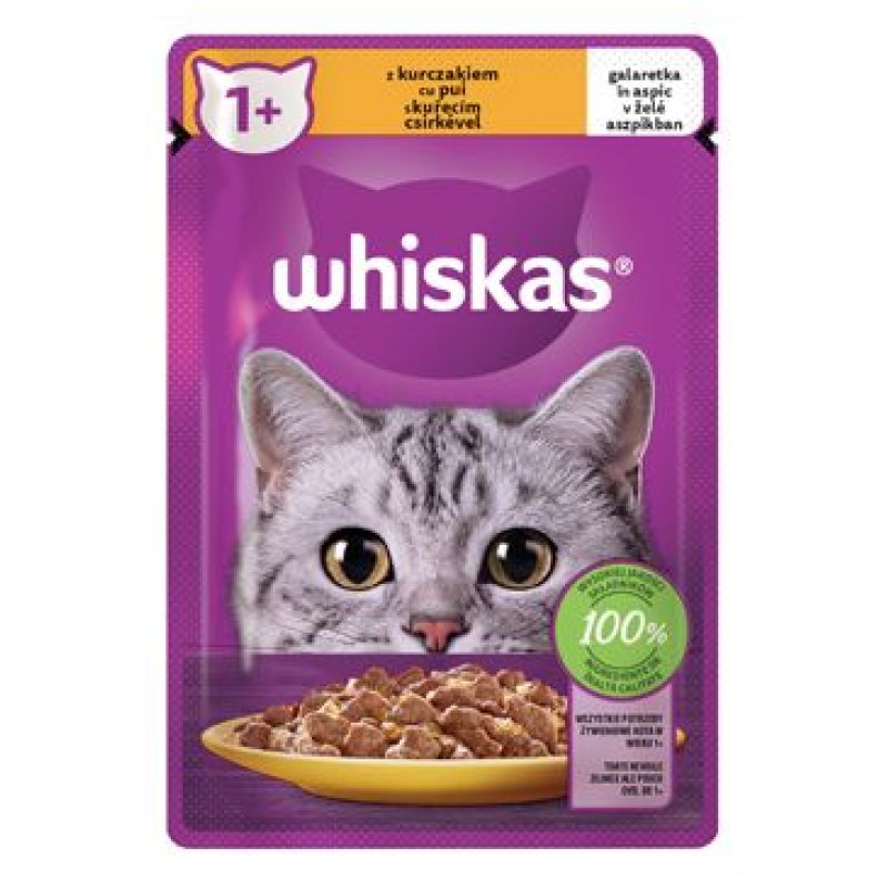 Whiskas kaps. Core kuřecí v želé 85 g