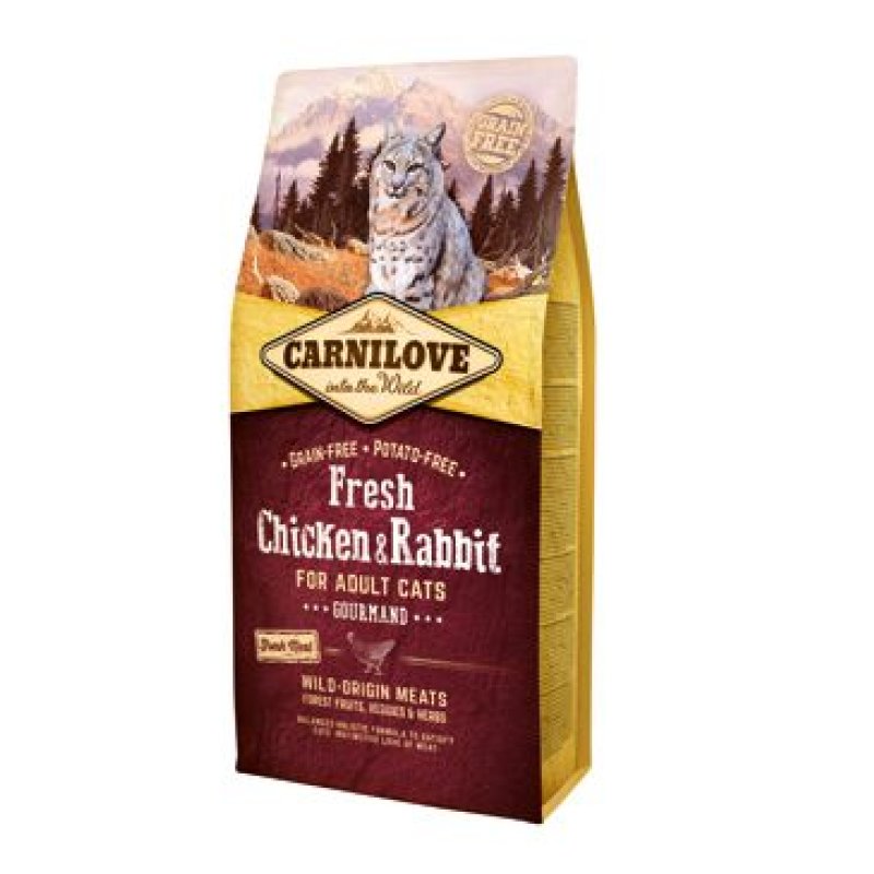 Carnilove Cat Fresh Chicken & Rabbit for Adult 6 kg