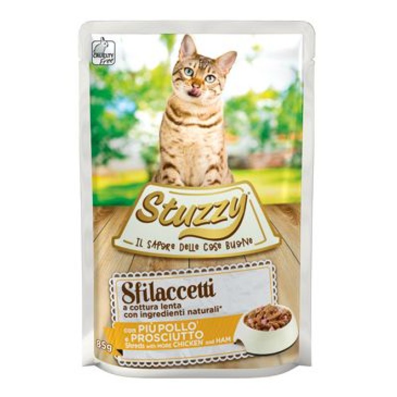 Stuzzy Cat kapsa Adult šunka 85 g