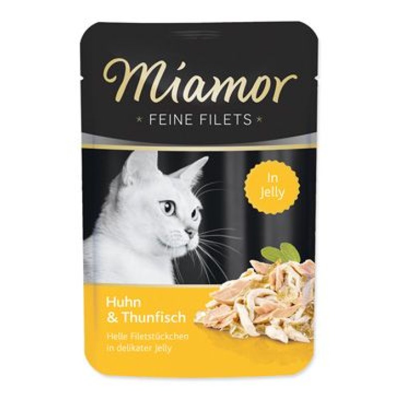 Miamor Cat Filet kapsa kuře+tuňák v želé 100 g