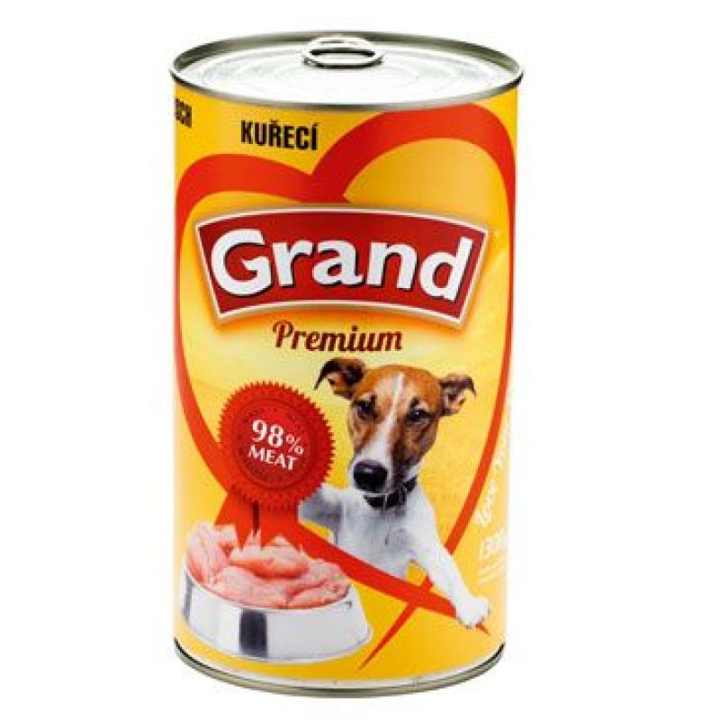 GRAND konz. pes drůbeží 1300 g