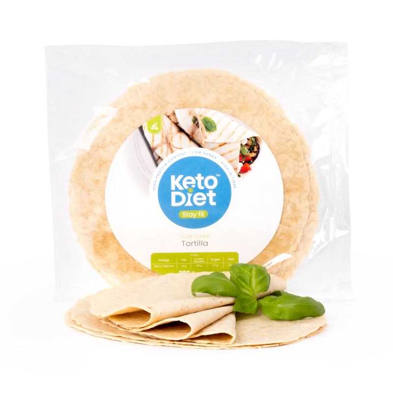 KetoDiet Proteinová tortilla 200 g (5 ks)