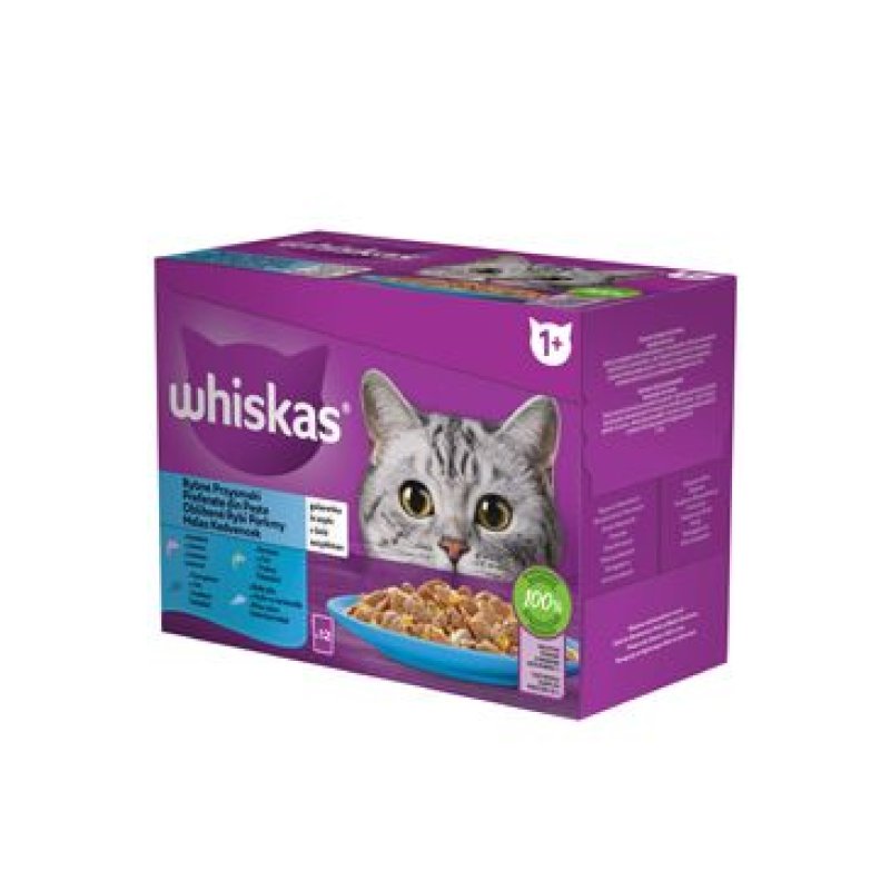 Whiskas kaps. Core rybí výběr v želé 12 x 85 g