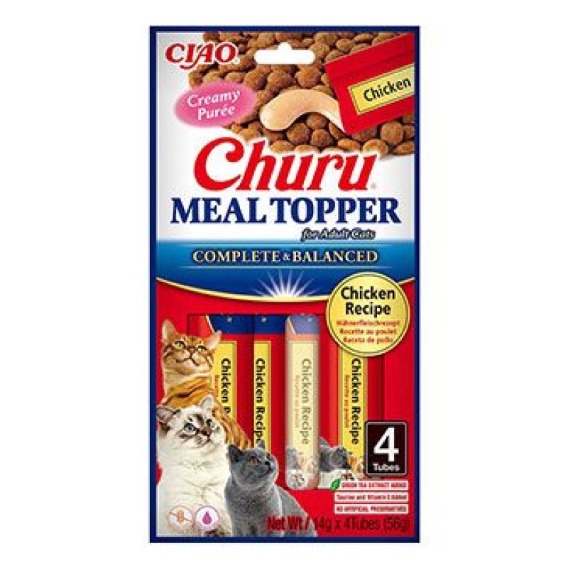 Churu Cat Meal Topper Chicken Recipe 4 x 14 g