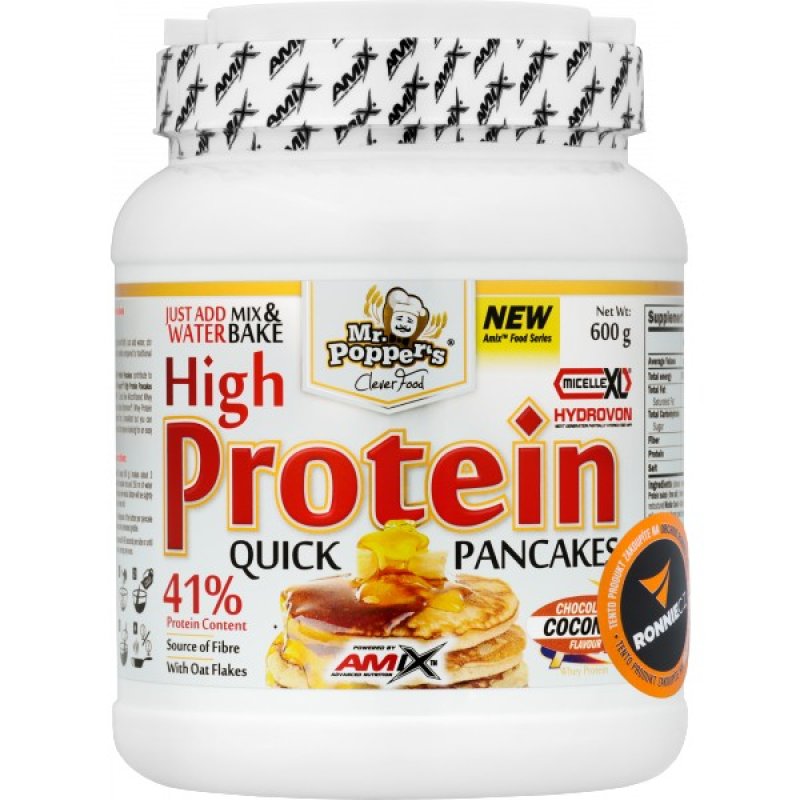 Amix High Protein Pancakes - 600 g, vanilka-jogurt