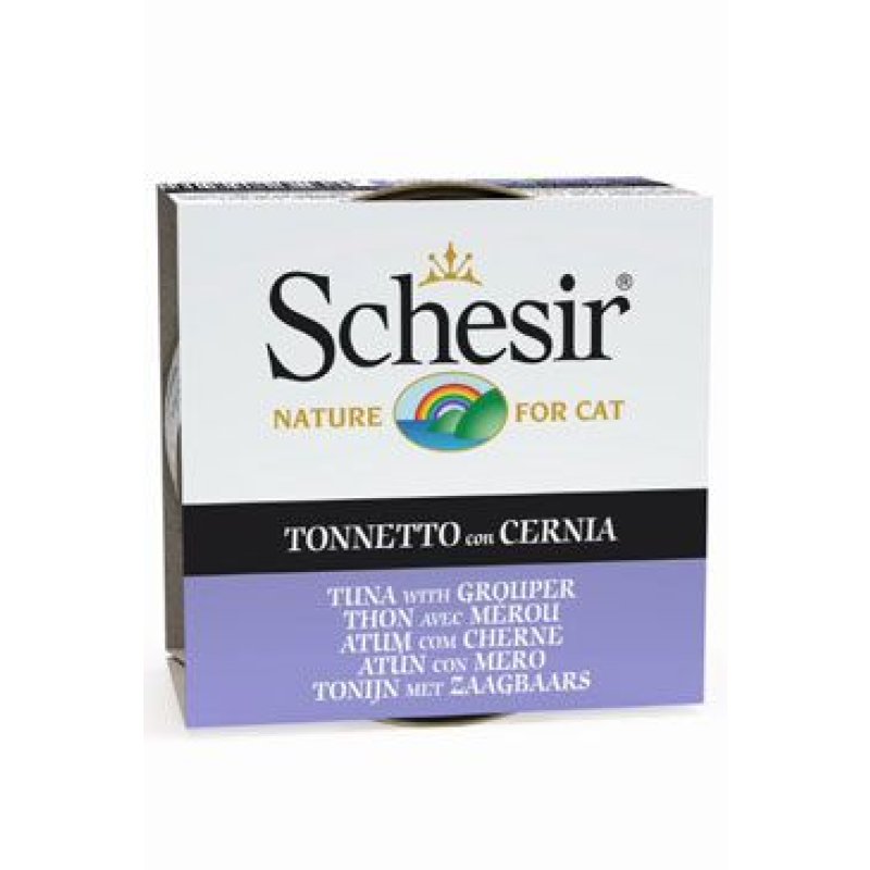 Schesir Cat konz. Adult tuňák/kanic 85 g