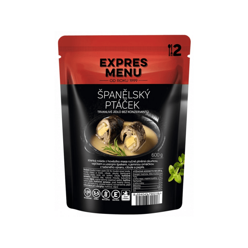 EXPRES MENU Španělský ptáček 600 g (2 porce)