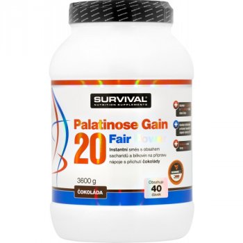 Survival Palatinose Gain 20 Fair Power - 3600 g, vanilka